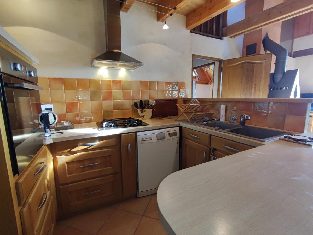 Chalet Mounette Ski Sauna Lac Embrun Puy-Sanieres Экстерьер фото