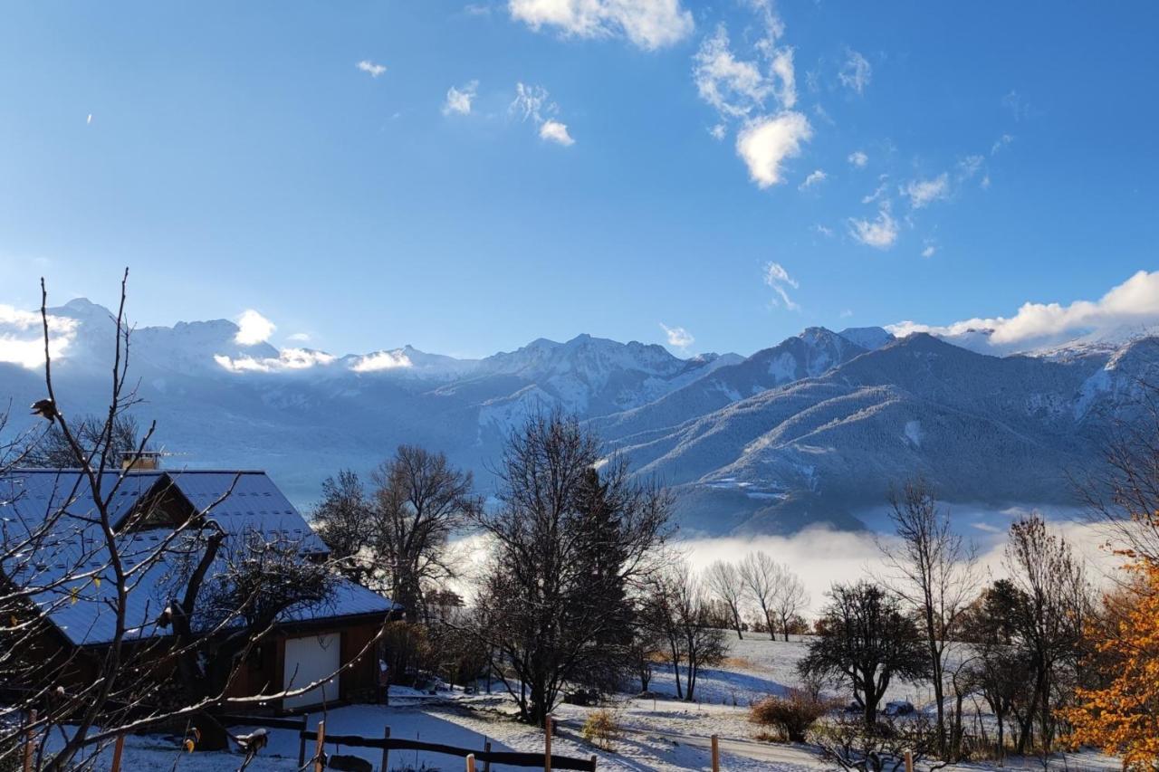 Chalet Mounette Ski Sauna Lac Embrun Puy-Sanieres Экстерьер фото